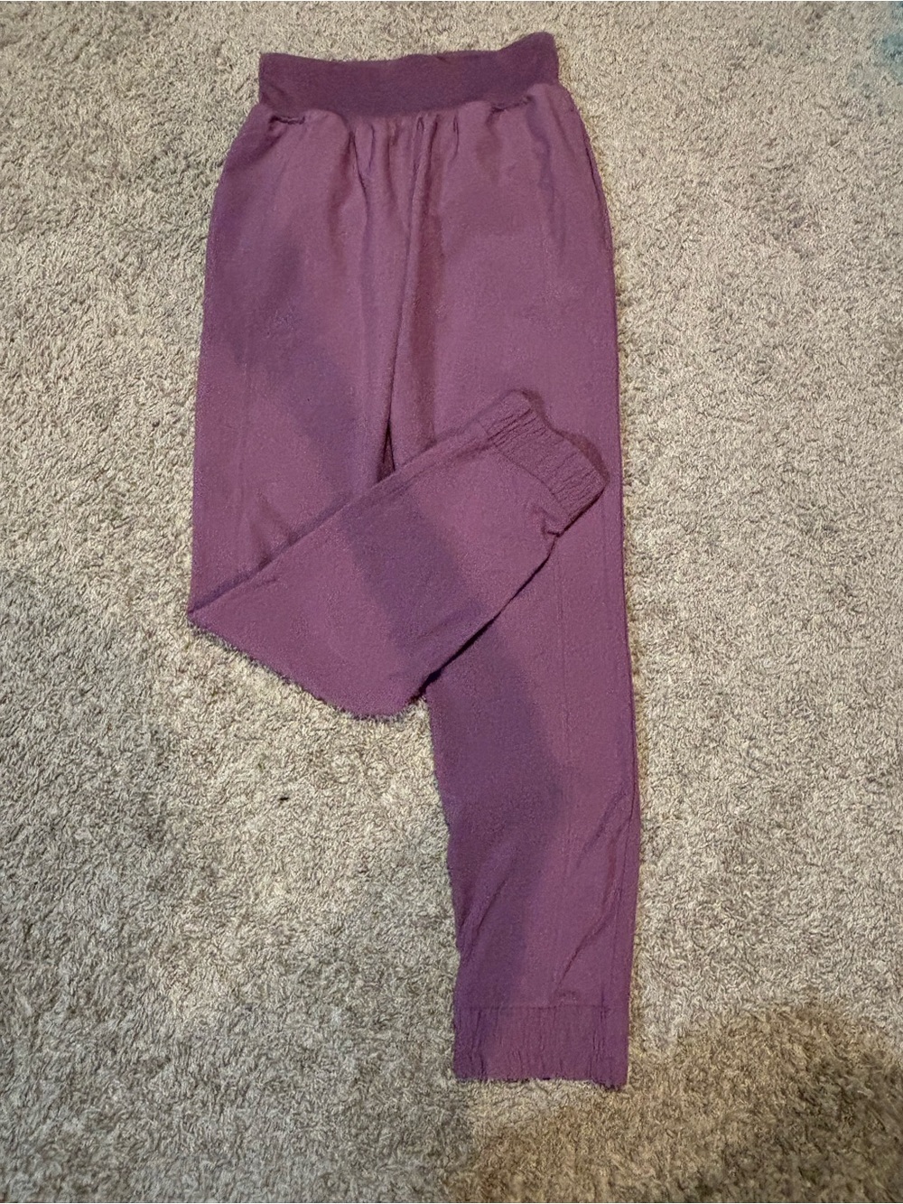 Abercrombie & Fitch Plum Fleece Jogger Pants